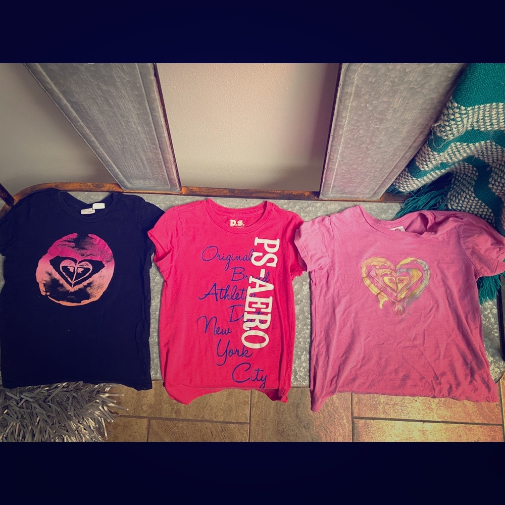 Roxy t-shirts and Aeropostale tshirt